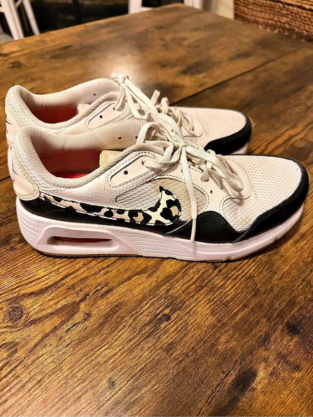 Nike Air Max Excee "Summit White Leopard" Sneakers White & Black